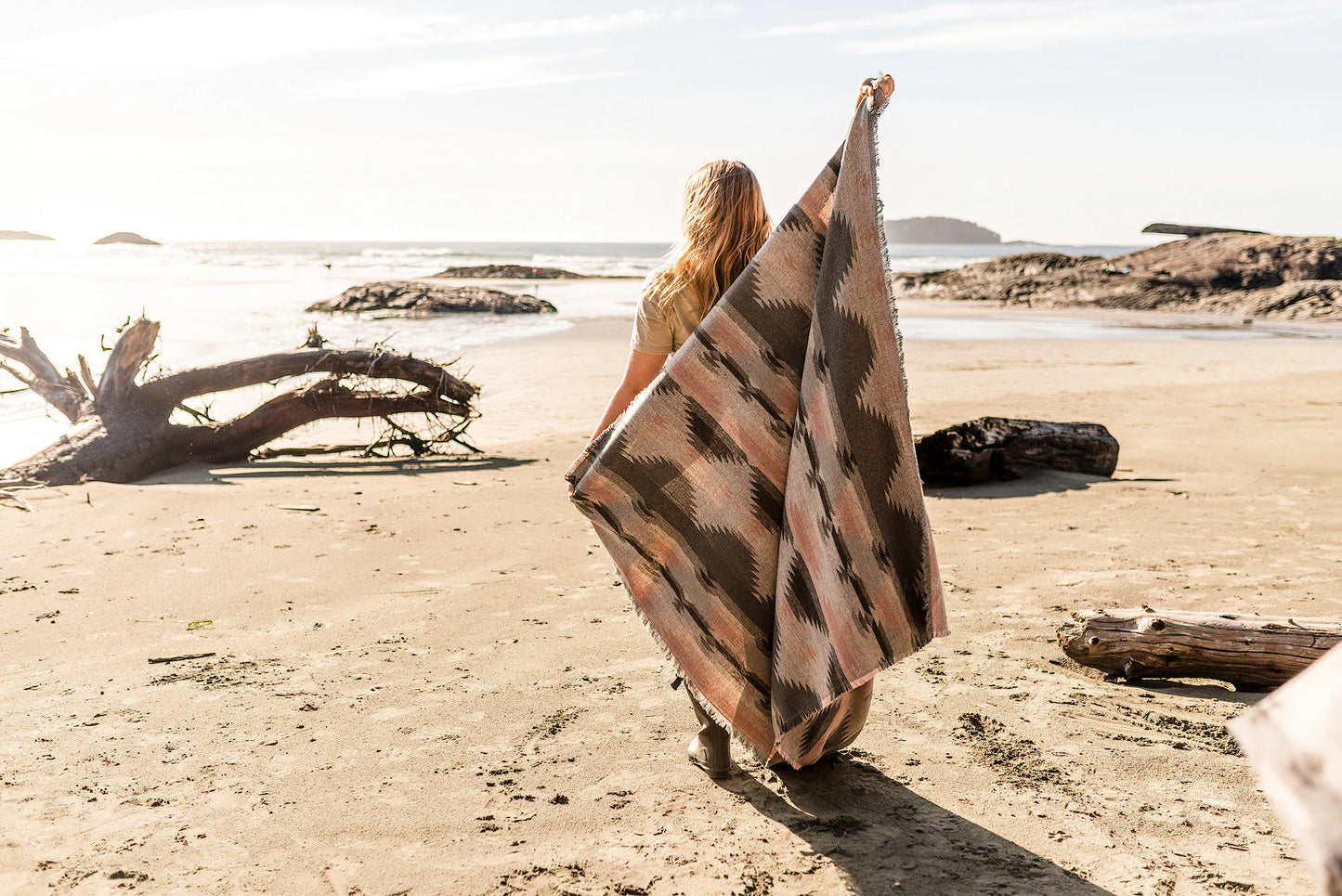 Tofino Beach Blanket | Dusty Rose