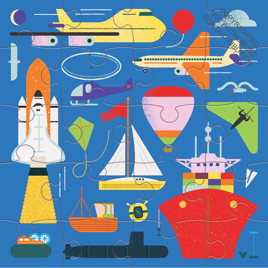 On the Move Magnetic Puzzle Set