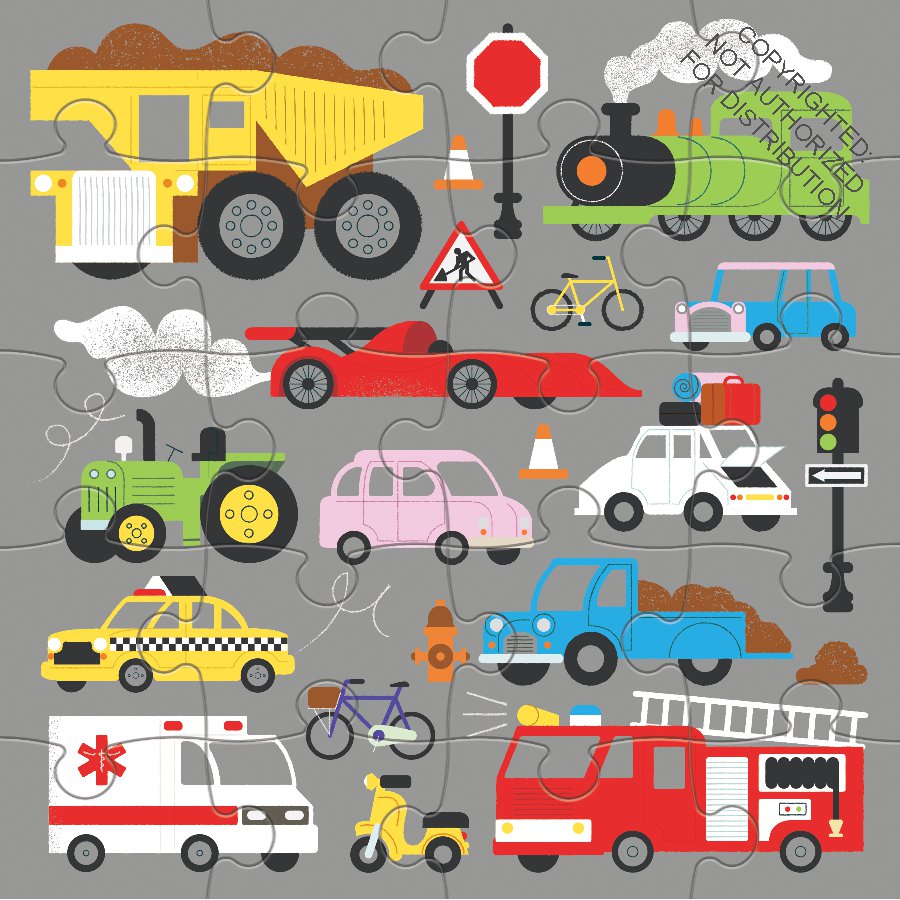 On the Move Magnetic Puzzle Set