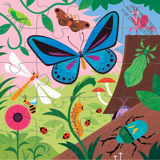 Bugs & Birds Magnetic Puzzle Set