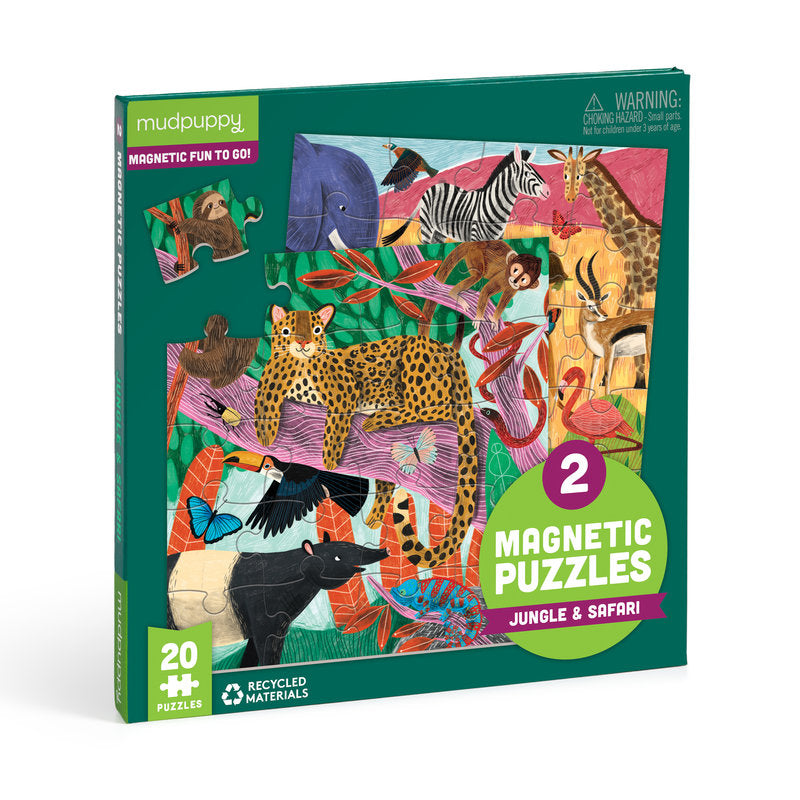 Jungle & Safari Magnetic Puzzle Set