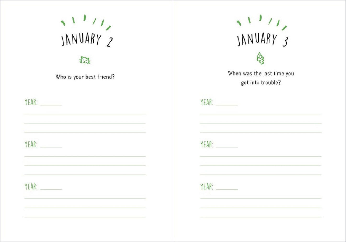 One Question a Day for Kids: A Three-Year Journal