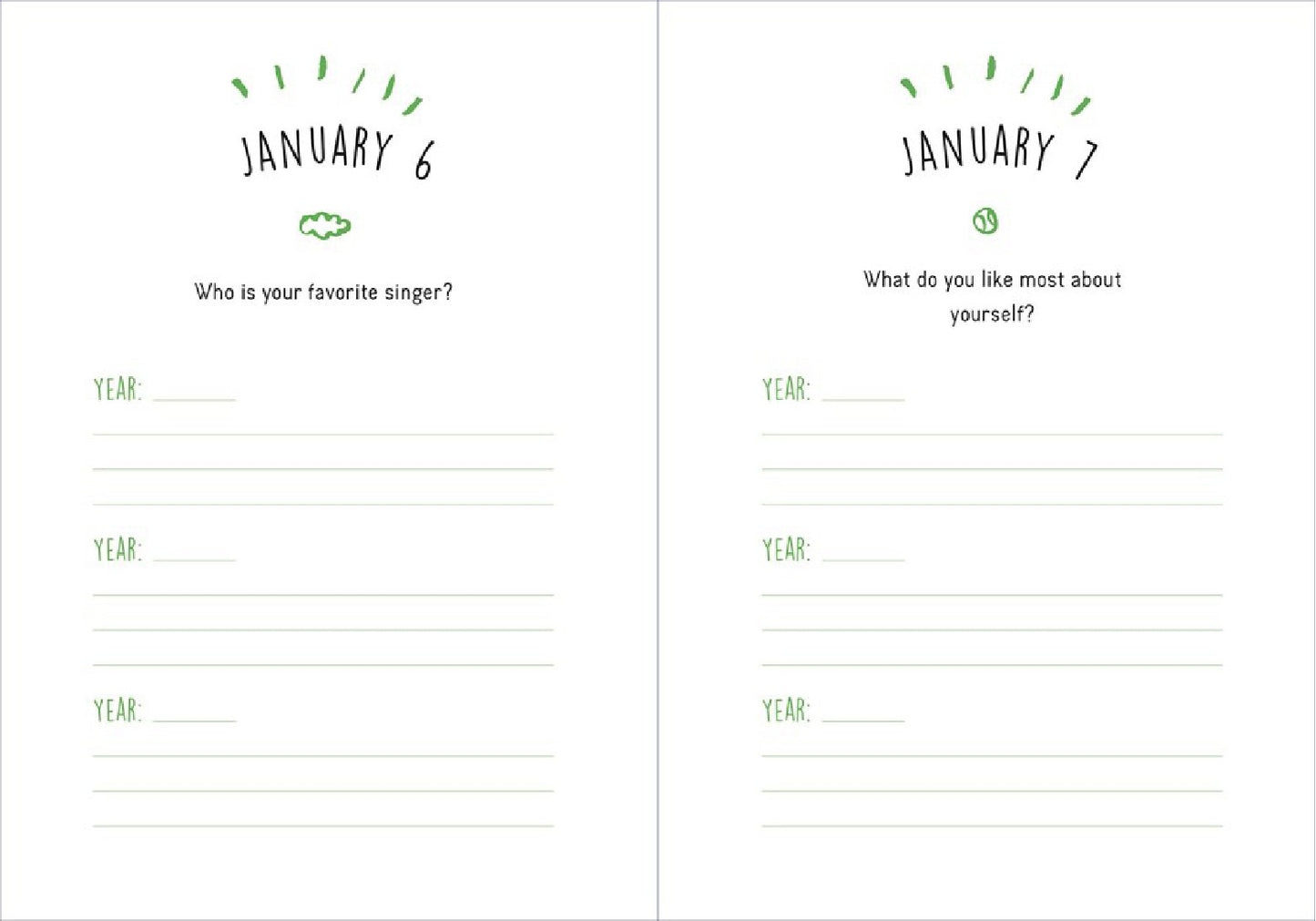 One Question a Day for Kids: A Three-Year Journal