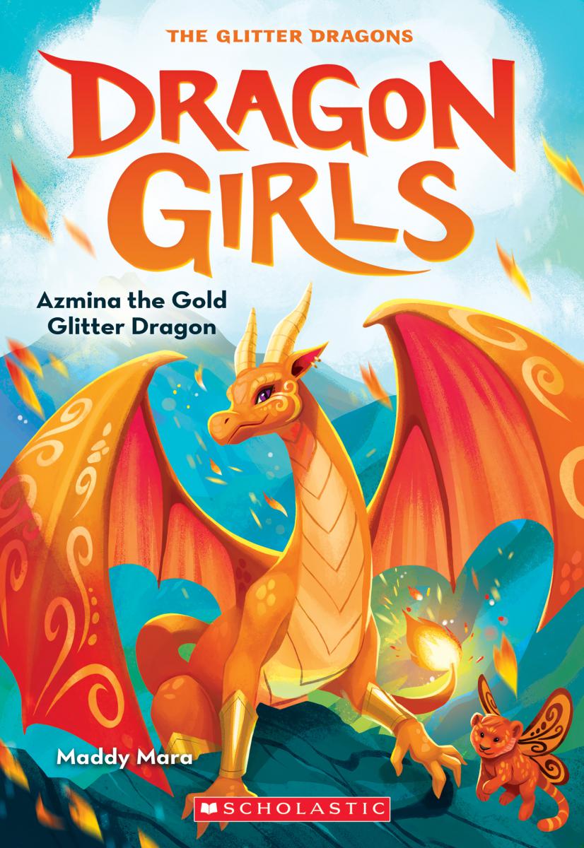 Dragon Girls # 1: Azmina & the Gold Glitter Dragon