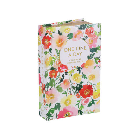 Floral One Line a Day: A Five Year Memory Book