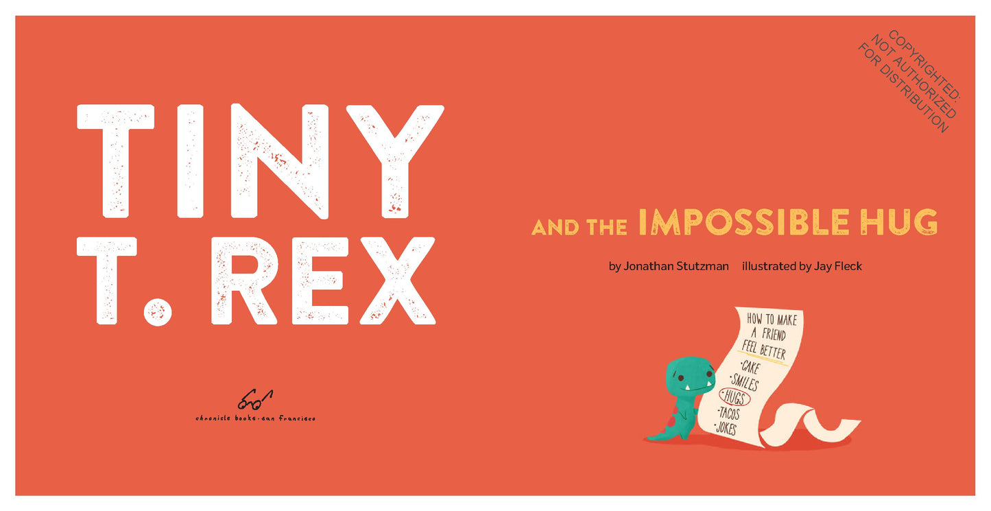 Tiny T.Rex and the Impossible Hug