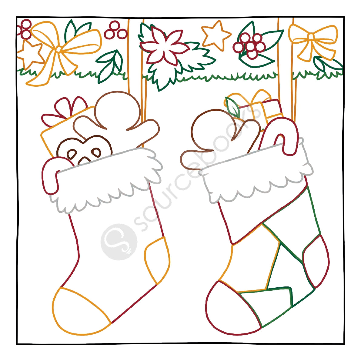 Magic Paper Colouring Book: Merry Christmas!
