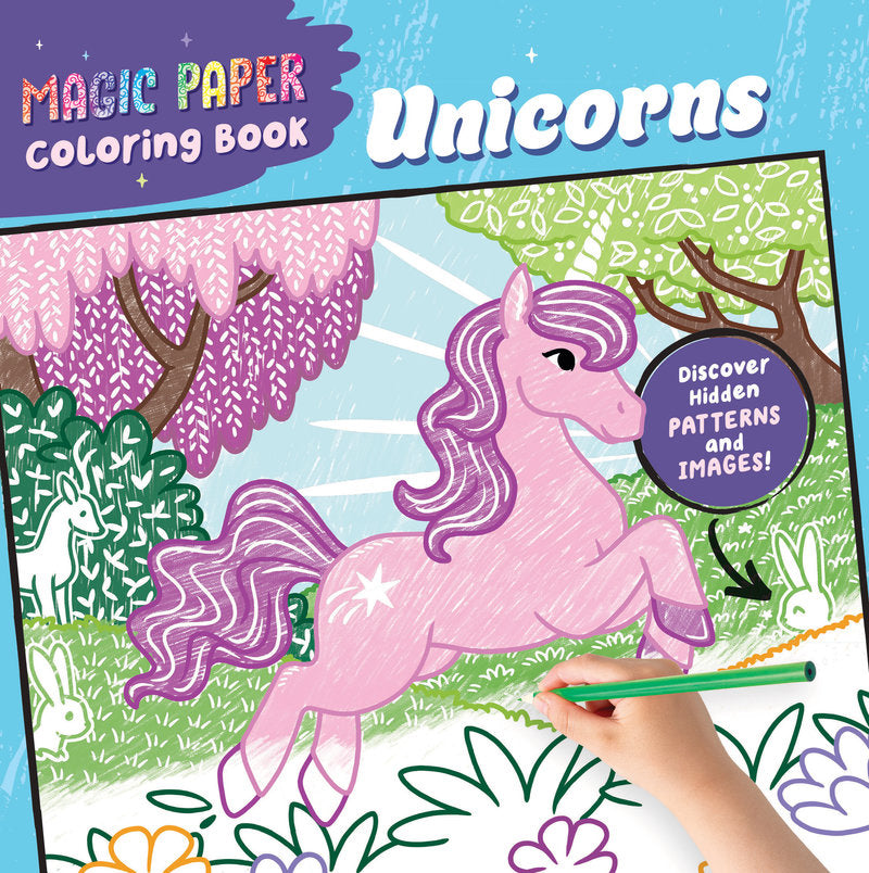Magic Paper Coloring Book: Unicorns