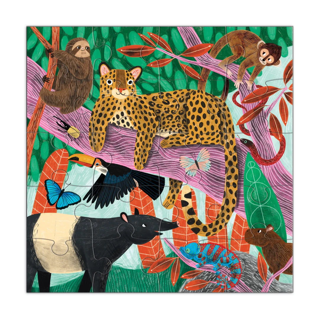 Jungle & Safari Magnetic Puzzle Set