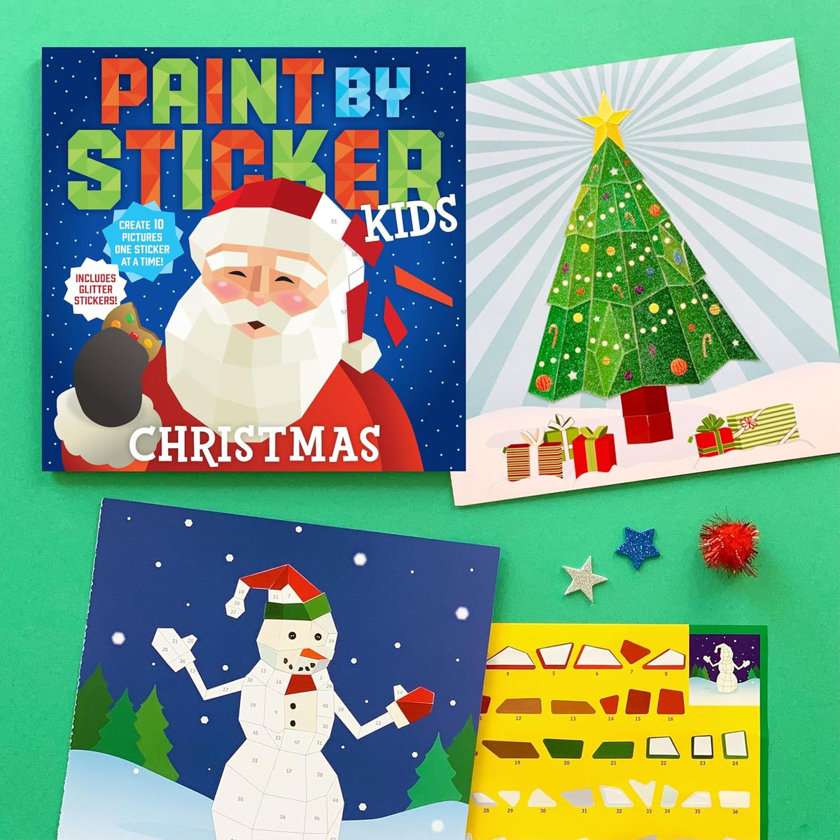 Christmas Paint by Sticker