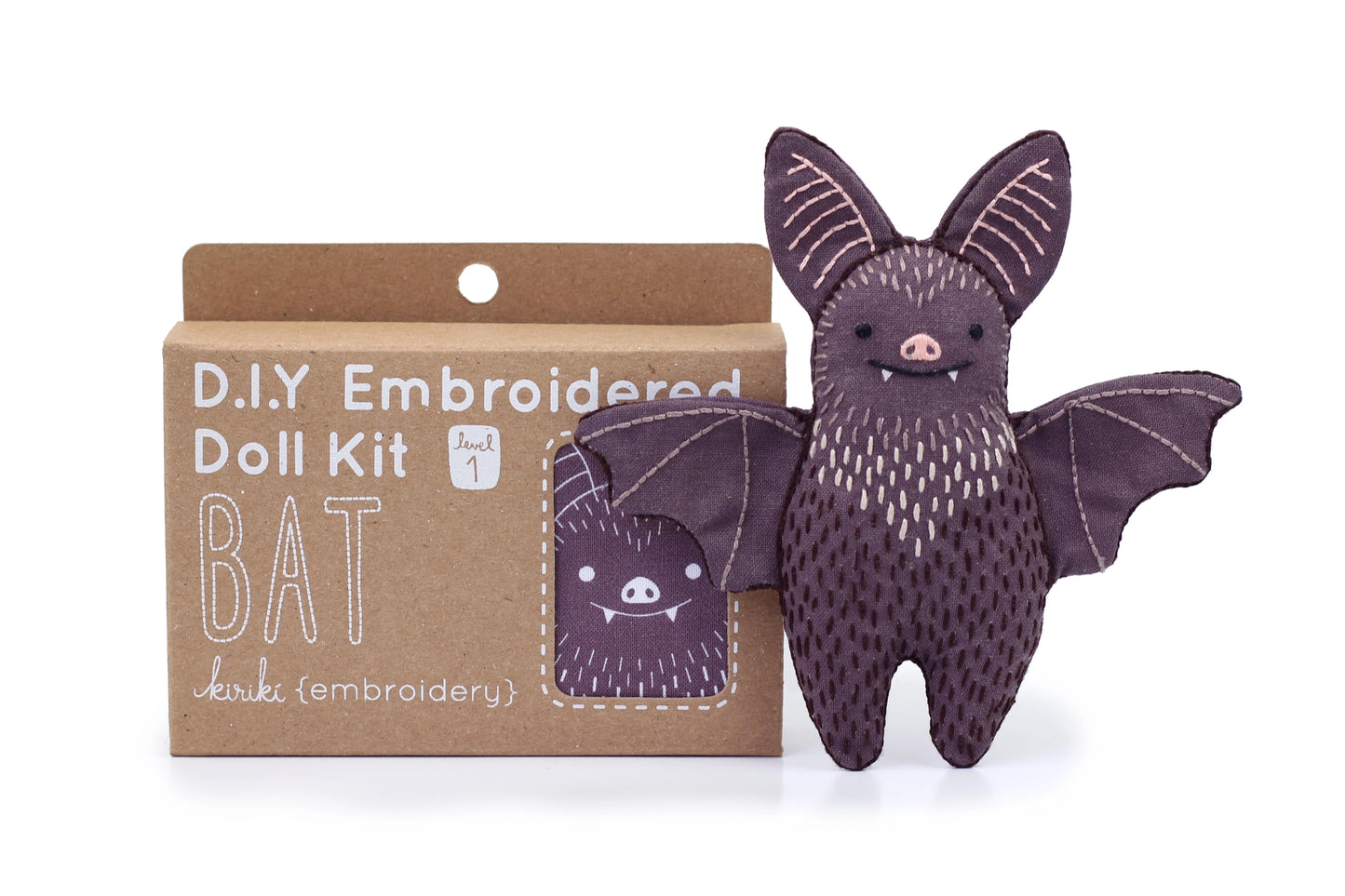 Bat Doll Embroidery Kit