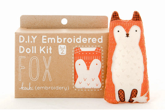 Fox Doll Embroidery Kit